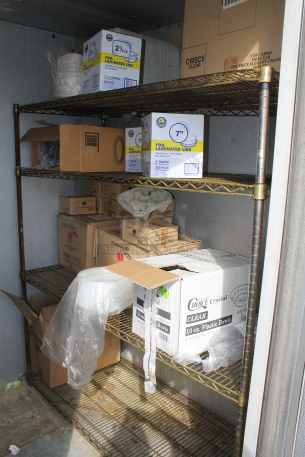 ALL ONE MONEY! Lot of Various Items In Walk In Box Including Paper Products. (outside) - Image 2 of 4