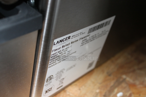 BRAND NEW! 2022 Lancer FS30 Stainless Steel Commercial Countertop 16 Flavor Carbonated Beverage Machine. 115 Volts, 1 Phase.  - Image 9 of 9