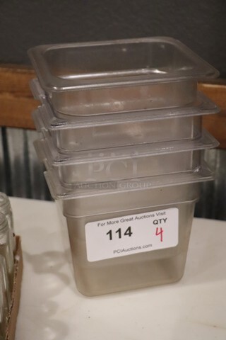Plastic Square Prep Containers
QTY  4
6.75x6.5x6
Your Bid x 4
