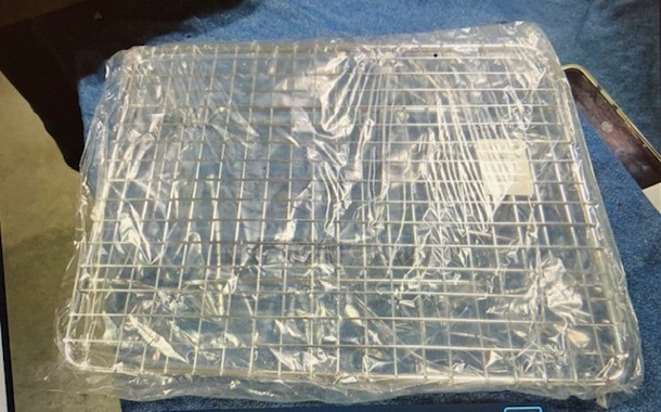 NEW Pinch 8X10 Chrome Plated Wire Pan Grate. 12XBID. #WP8-810C