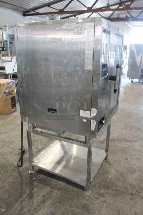 2016 Alto Shaam CTP10-10E Stainless Steel Commercial Electric Powered Combitherm Convection Oven on Stainless Steel Equipment Stand. 208-240 Volts, 3 Phase. - Image 6 of 12