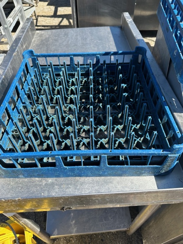 One Blue Dishwasher Rack. - Image 1 of 1