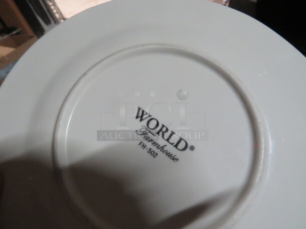 9 Inch World Farmhouse Plate. 14XBID - Image 2 of 2