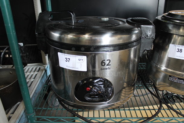 Amko AK-50RC Stainless Steel Countertop Rice Cooker. 120 Volts, 1 Phase.  - Image 1 of 6