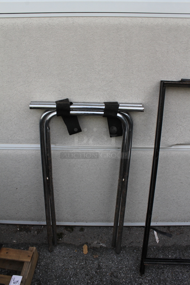 ALL ONE MONEY! Lot of Various Items Including Serving Tray Stands and Metal Pieces. - Image 5 of 5