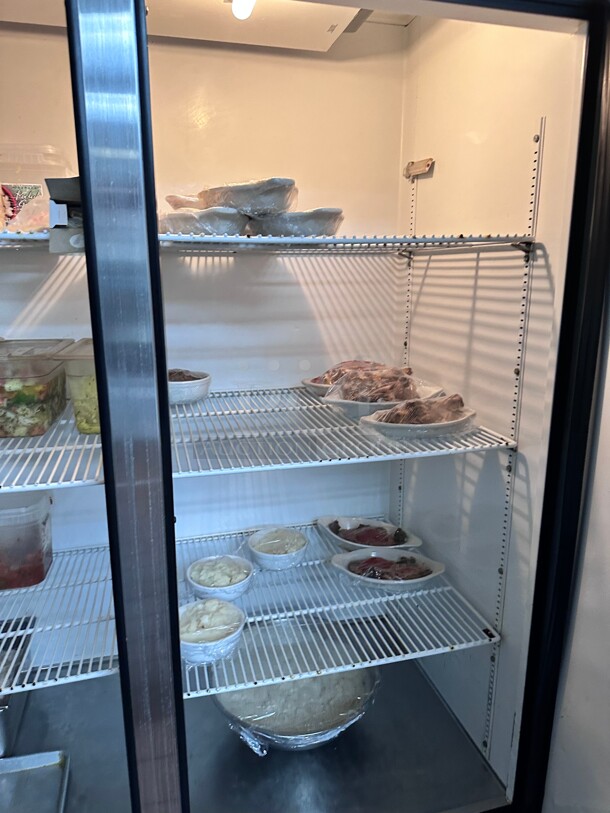 Working! True T-49 54 inch Two Section Reach In Commercial Refrigerator, (2) Left/Right Hinge Solid Doors, 115v NSF Tested and Working! - Image 8 of 9