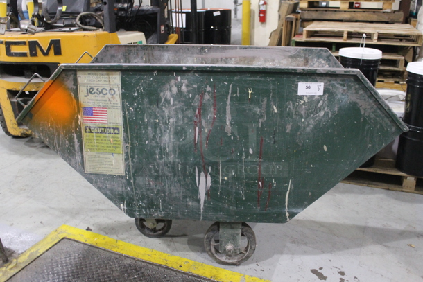 Jesco 290200 Metal Commercial Tilt Waste Truck on Casters. - Image 1 of 5