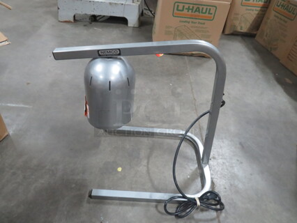 One NEW Nemco 1 Bulb Food Warmer. 120 Volt. 13.5X22X20. 