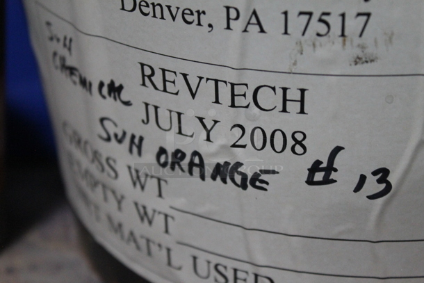 ALL ONE MONEY! PALLET LOT OF Various Items Including Irgazin Yellow 2GLTE, Mophtal Brown 5R and SVH Orange. BUYER MUST REMOVE.  - Image 2 of 5