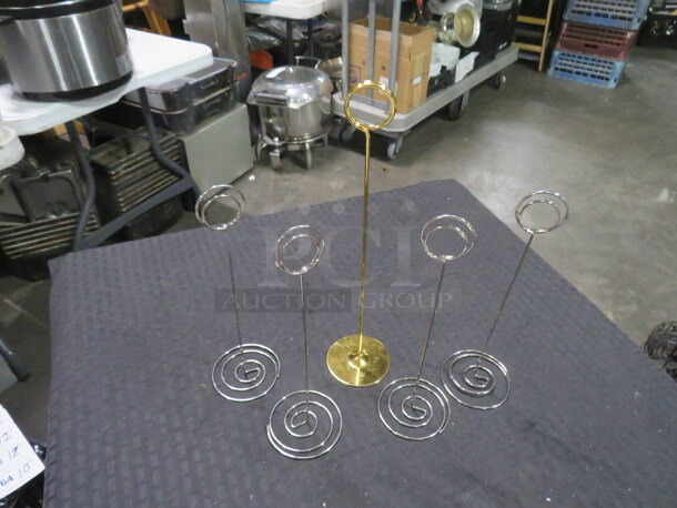 Assorted Menu/Card Holder. 5XBID - Image 1 of 1