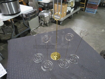 Assorted Menu/Card Holder. 5XBID