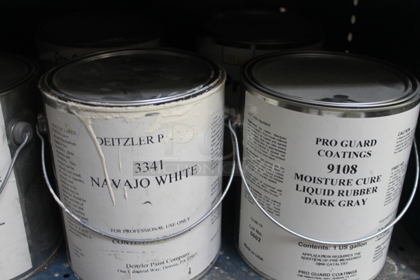 Blue Metal 5 Tier Cart w/ Contents Including Bonding Primer, Sport Surface and Primer on Commercial Casters. - Image 10 of 12