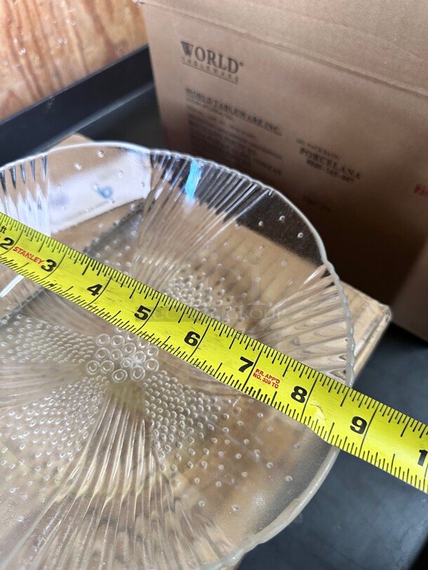 New! Commercial Round Glass Plates NSF  - Image 3 of 5