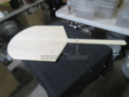 One NEW 42 Inch American Metalcraft Wooden Pizza Paddle. 