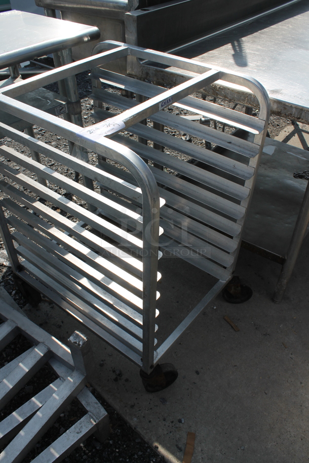 Metal Commercial Pan Transport Rack on Commercial Casters. - Image 2 of 4