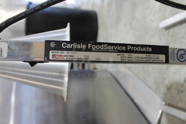 Carlisle HL7237 Metal Commercial Countertop 2 Head Food Warming Lamp. 120 Volts, 1 Phase. Tested and Working! - Image 4 of 4