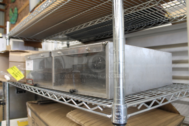 APW Wyott BC-30 Stainless Steel Commercial Cabinet w/ 2 Poly Door Flaps. - Image 3 of 7