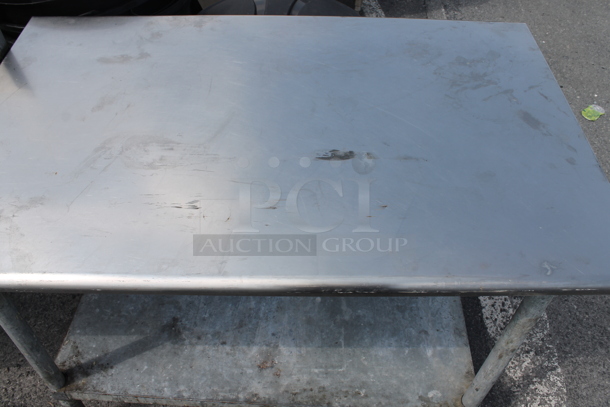 Stainless Steel Commercial Table w/ Metal Under Shelf. - Image 2 of 4