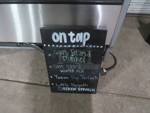 One 14X20.5 Metal Chalkboard Decor. - Image 1 of 1