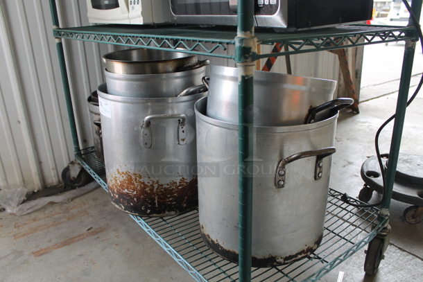 ALL ONE MONEY! Tier Lot of Various Metal Stock Pots! - Image 2 of 2
