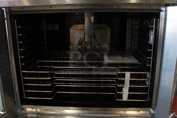 2 BRAND NEW SCRATCH AND DENT! Vulcan VC4GD-11D150K ENERGY STAR Stainless Steel Commercial Propane Gas Powered Full Size Convection Oven w/ View Through Doors, Metal Oven Racks and Thermostatic Controls. Does Not Have Legs. 2 Times Your Bid! - Image 9 of 11