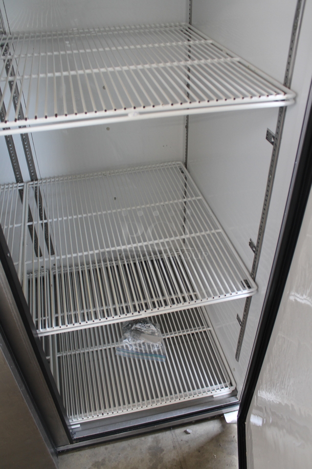 2015 True TG2R-2S ENERGY STAR Stainless Steel Commercial Two Door Reach In Cooler w/ Poly Coated Racks. 115 Volts, 1 Phase. Tested and Working! - Image 6 of 10
