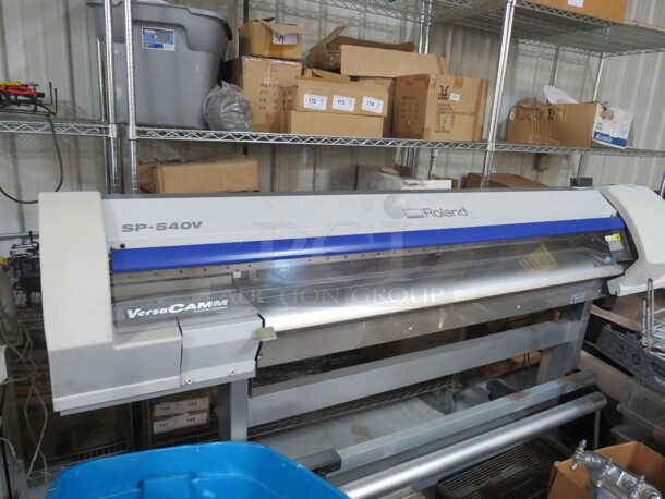 One Roland Versa Camm 54 Inch Inkjet Printer/Cutter. Model# SP-540V.  - Image 1 of 2