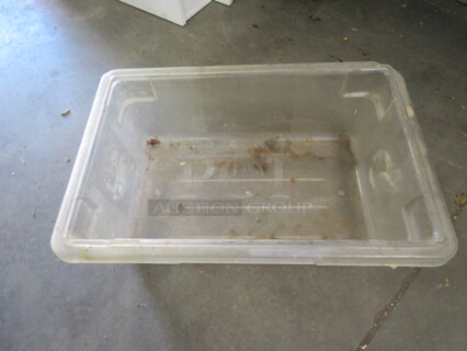 One 3.5 Gallon Food Storage Container.
