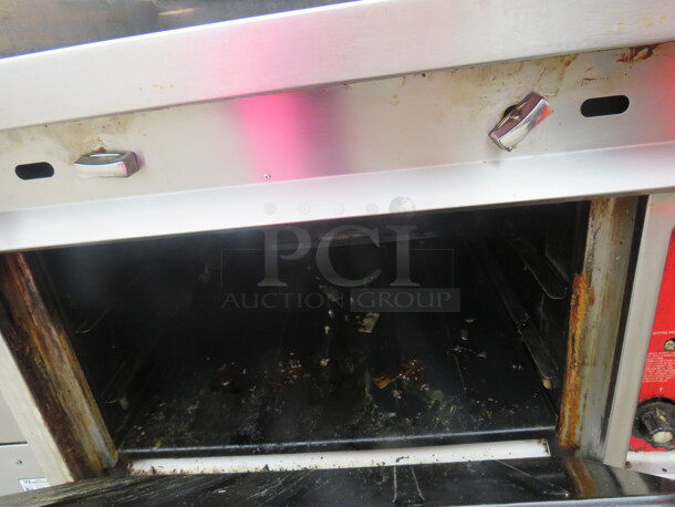 One WORKING Vulcan Natural Gas Griddle Range On Casters. 34X39X54 - Image 2 of 2