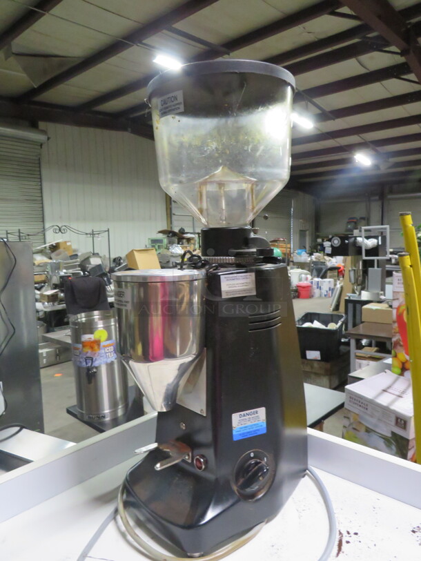 One Working Mazzer Luigi Sri Espresso Grinder. Model# Major Electronic. 120 Volt. 8X12X24.5. $2320.00 - Image 2 of 2