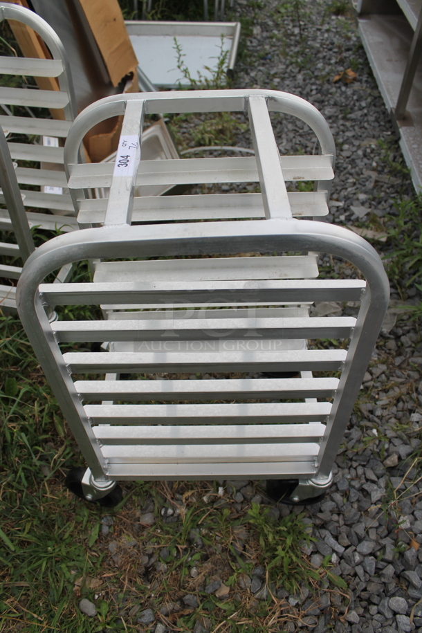 BRAND NEW SCRATCH AND DENT! Channel Metal Commercial Pan Transport Rack on Commercial Casters. - Image 3 of 5