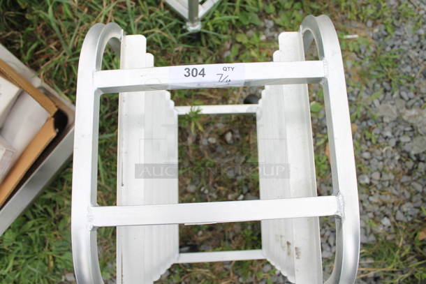 BRAND NEW SCRATCH AND DENT! Channel Metal Commercial Pan Transport Rack on Commercial Casters. - Image 4 of 5