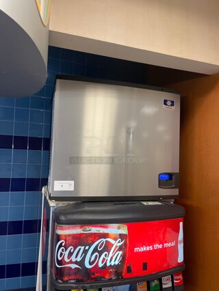 Late Model! Manitowoc ID0906A-261 900 lb Per day Commercial Ice Machine Maker NSF 220 Volt 1 Phase Tested and Working! 22x23x26