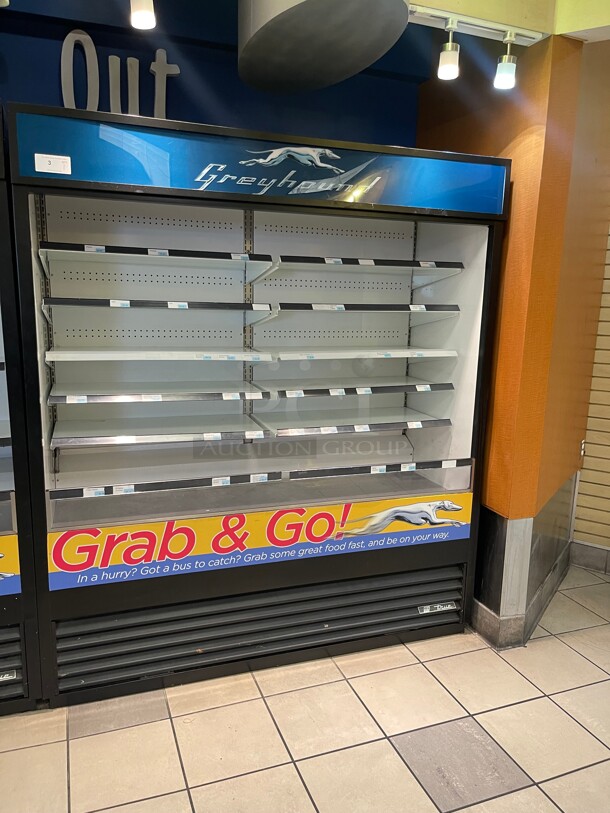 2020! True TAC-72-LD Commercial Grab and Go Merchandiser with 5 Shelves 220 Volt 1 Phase Tested and Working! 72x32x81