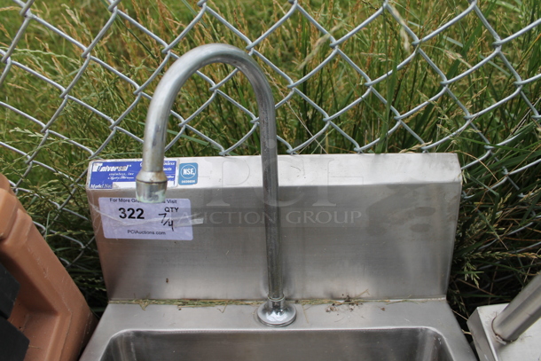 Universal Stainless Steel Commercial Single Bay Sink w/ Faucet. - Image 3 of 7