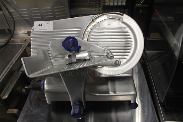 Sir Lawrence Stainless Steel Commercial Countertop Meat Slicer. 115 Volts, 1 Phase. Tested and Working! - Image 1 of 5