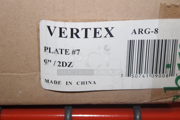 NEW! 46 Vertex 9" Plates. 46X Your Bid!  - Image 2 of 2