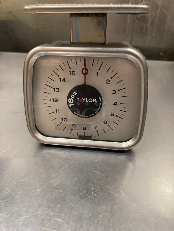 Nice! Taylor TP16 16 oz Commercial Compact Portion Scale NSF Tested and Working!  - Image 2 of 4