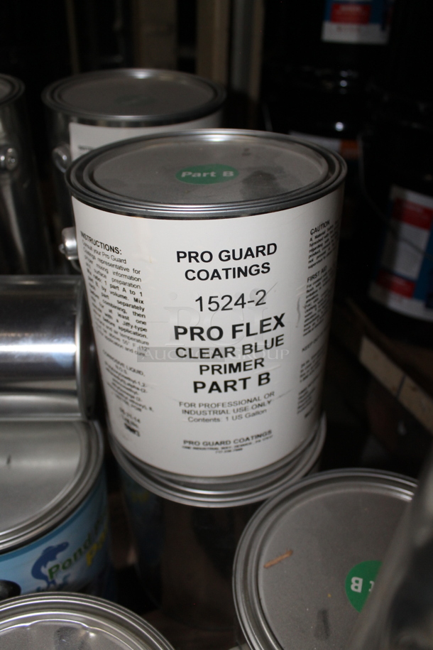 ALL ONE MONEY! PALLET LOT w/ Various Buckets Including Pro flex Clear Blue Primer Part B. BUYER MUST REMOVE. - Image 4 of 5