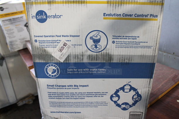 IN ORIGINAL BOX! Insinkerator CVR CNTRL PLUS-5 Garbage Disposal. 120 Volts, 1 Phase.  - Image 4 of 9