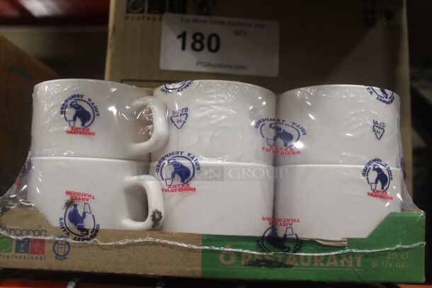 NEW IN BOX! 36 Arcoroc 8.25oz Cups. 36X Your Bid!  - Image 1 of 3