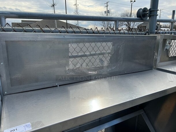 5' Stainless Steel Commercial Grease Hood w/ Make Up Fan Frame. 62x58x24 - Image 3 of 4