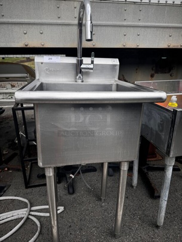 TRINITY Stainless Steel Single Compartment Sink 21X23X34  - Image 4 of 5