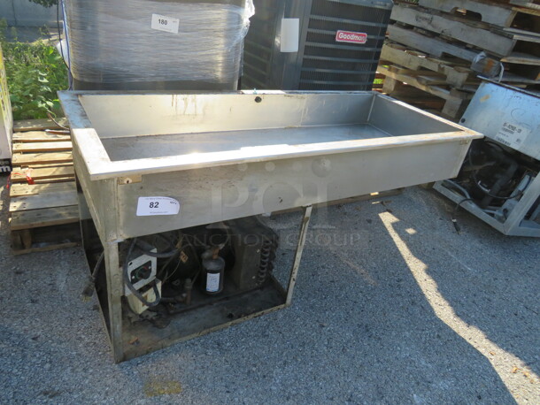 One Refrigerated Drop In Cold Food Pan. 115 Volt. 56X24X25