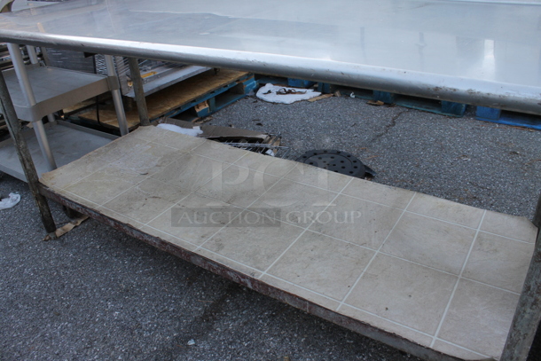Stainless Steel Table w/ Back Splash and Under Shelf. - Image 3 of 4