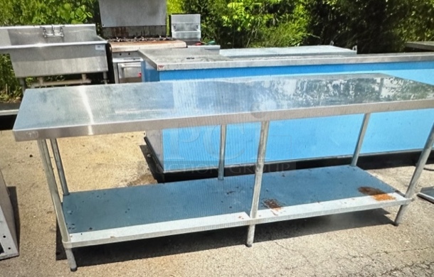 One EFI Stainless Steel Table With Under Shelf. #WT3096. 96X30X36 - Image 2 of 2