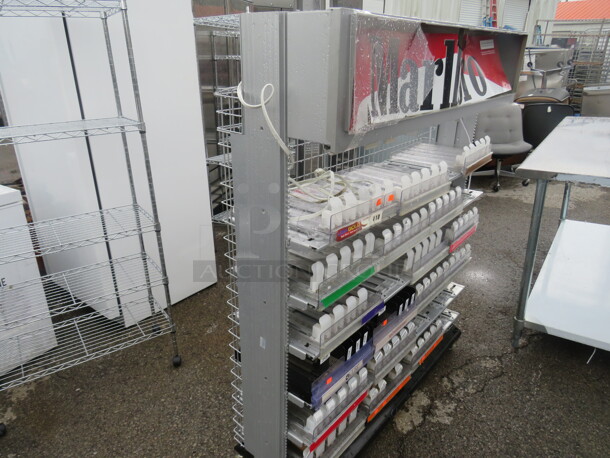 One Marlboro Display/Holder On Casters. 48X14X57 - Image 2 of 2
