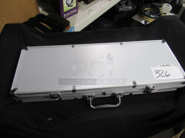 NEW Poker Chip Set On Aluminum Carry Case. - Image 2 of 2