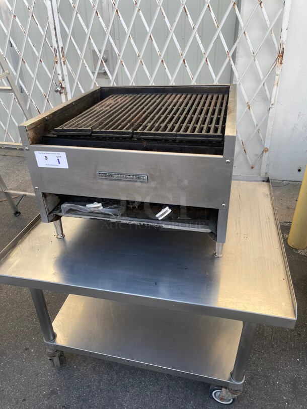 Nice! American Range Commercial Char broiler Natural Gas NSF Tested and Working! 24x24x18 - Image 8 of 8
