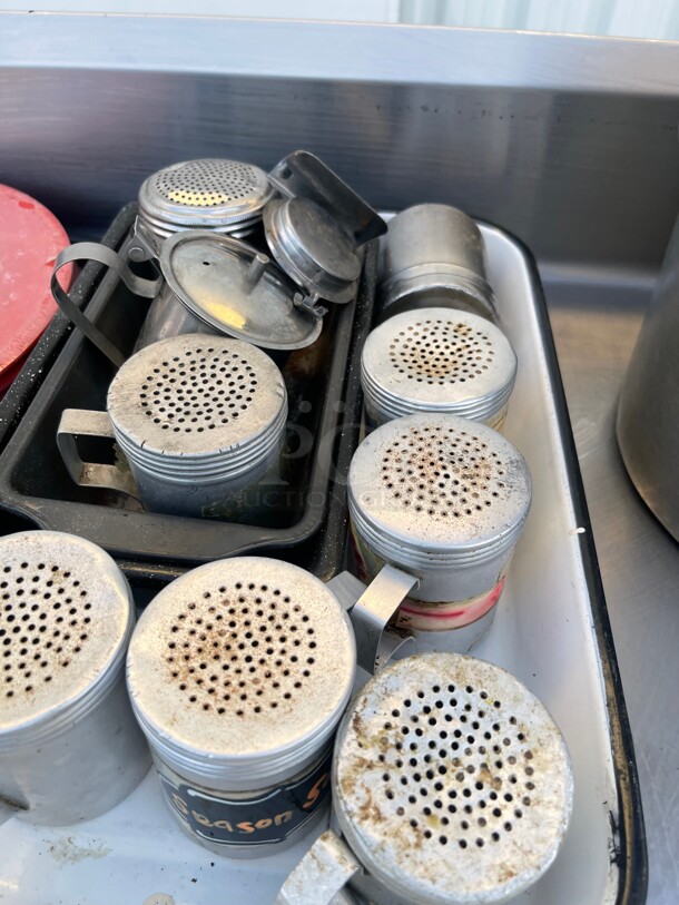 One Lot! Assorted Shakers Great For Seasoning  - Image 2 of 6